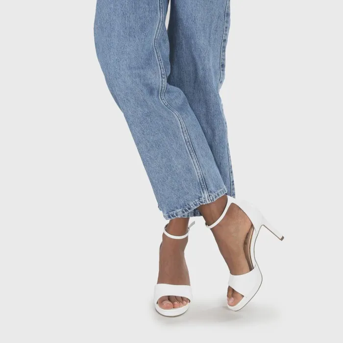 Ronja White Buffalo Heels