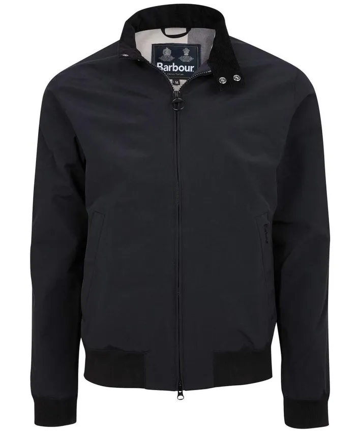 Royston Casual Jacket Black Men Barbour Casual Jackets