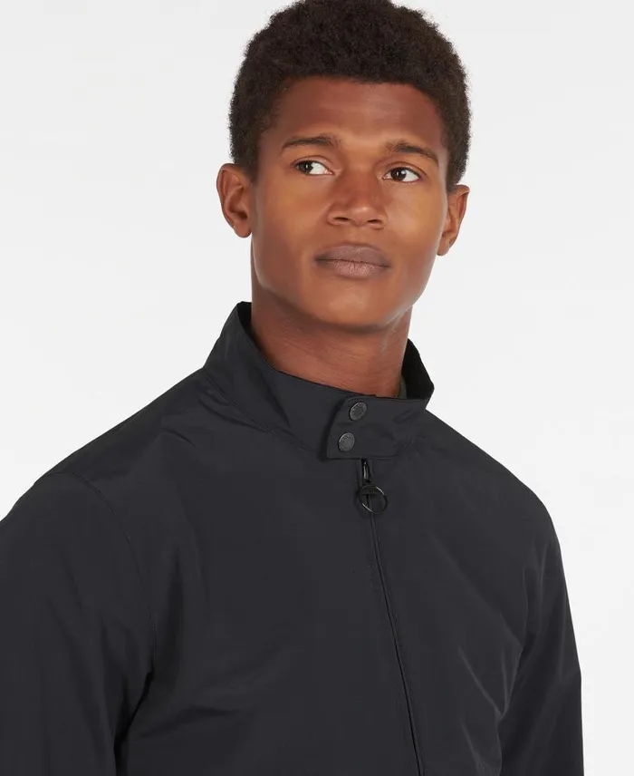 Royston Casual Jacket Black Men Barbour Casual Jackets