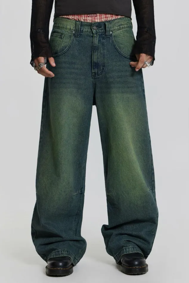Sandblast Blue Wash Colossus Fit Jeans Blue WomenMen Jaded London Colossus Jeans Sandblast Blue Wash Colossus Fit Jeans Blue WomenMen Jaded London Colossus Jeans