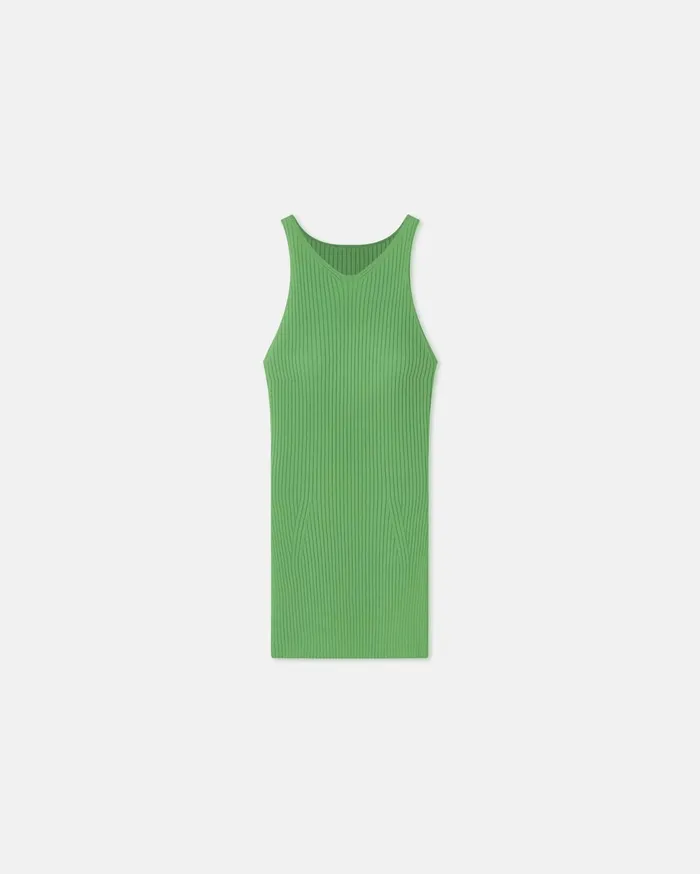 Savea RibbedKnit Halterneck Top Green Women Nanushka Knitwear