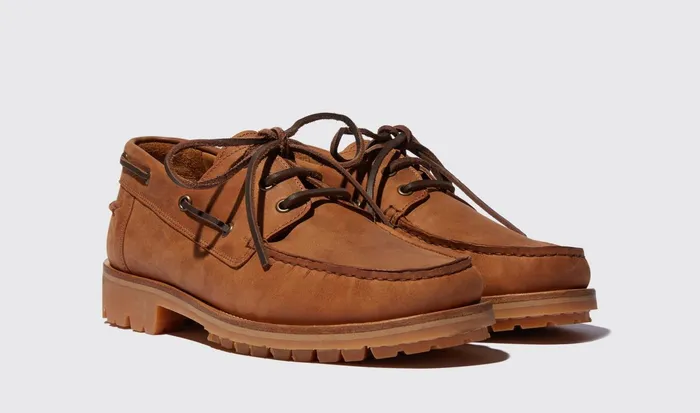 Scarosso Boat Shoes Men Daniel Cognac Nubuck Cognac 8211 Nubuck