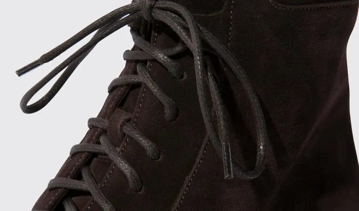 Scarosso Boots Men Dante Moro Scamosciato Dark Brown Suede