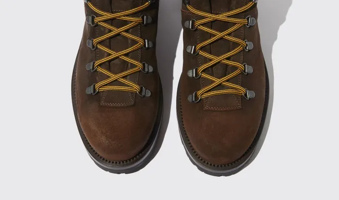 Scarosso Boots Men Edmund Brown Suede Brown 8211 Suede