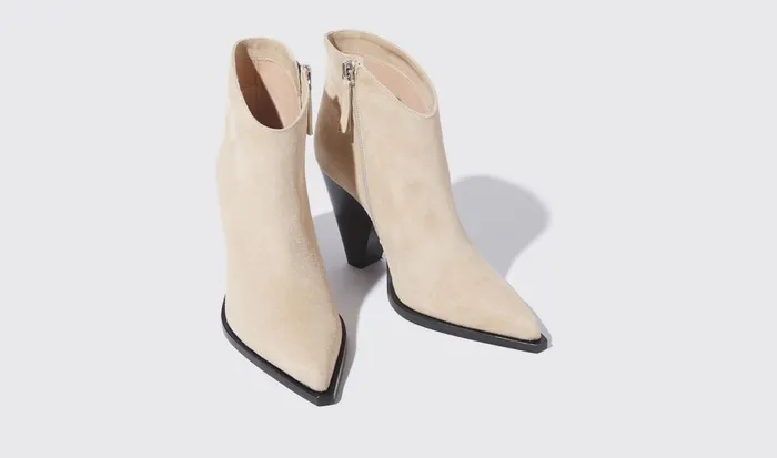 Scarosso Boots Women Angy Beige Suede Beige 8211 Suede