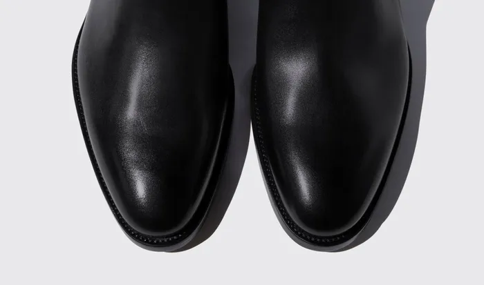 Scarosso Chelsea Boots Men Enzo Nero Black Calf