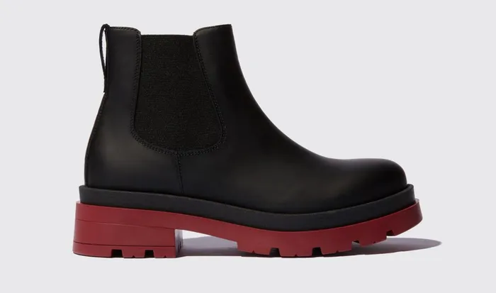 Scarosso Chelsea Boots Women Janet Red Edit Red 8211 Calf