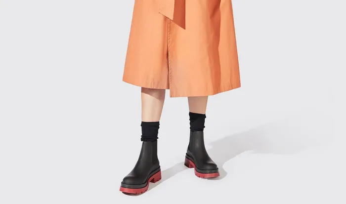 Scarosso Chelsea Boots Women Janet Red Edit Red 8211 Calf