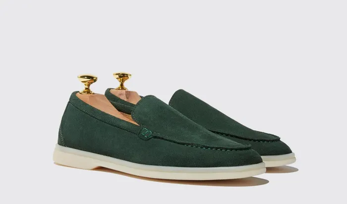 Scarosso Loafers Women Ludovica Verde Scamosciata Green 8211 Suede