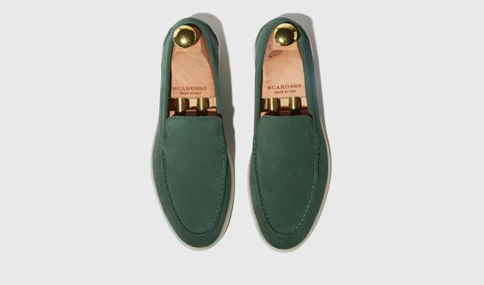 Scarosso Loafers Women Ludovica Verde Scamosciata Green 8211 Suede