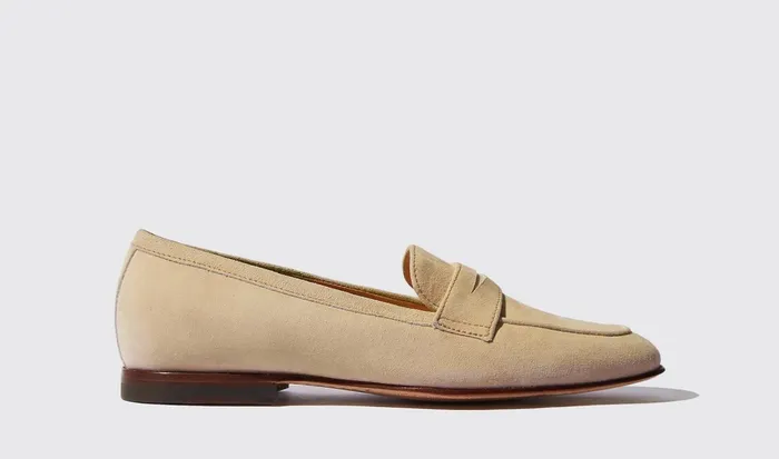 Scarosso Loafers Women Valeria Beige Scamosciata Beige 8211 Suede