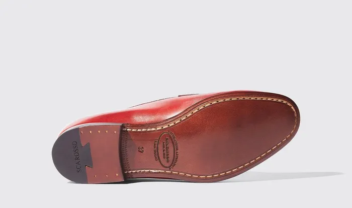 Scarosso Loafers Women Valeria Rossa Red 8211 Calf