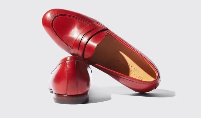 Scarosso Loafers Women Valeria Rossa Red 8211 Calf