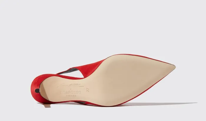 Scarosso Pumps Women Sutton Red Suede Red 8211 Suede