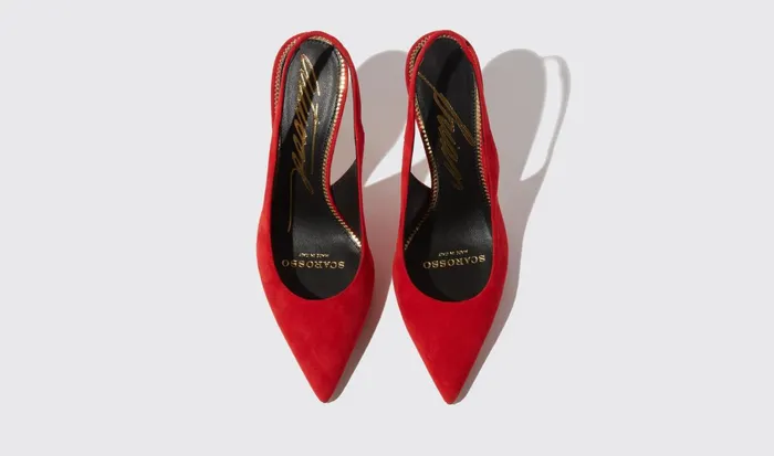 Scarosso Pumps Women Sutton Red Suede Red 8211 Suede