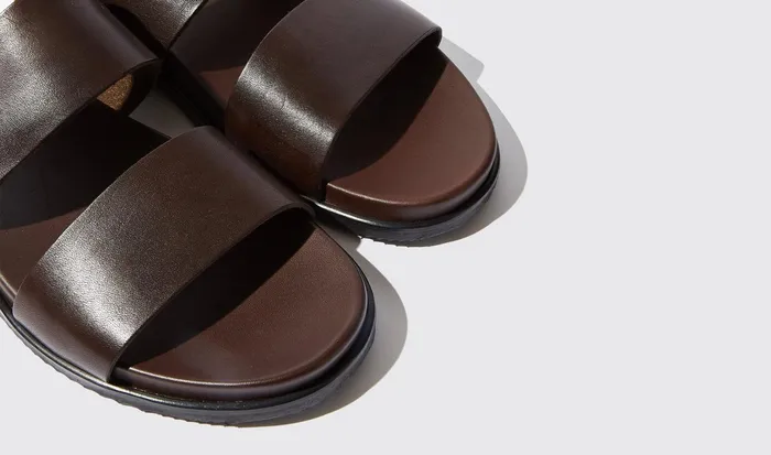Scarosso Sandals Men Antonio Moro Brown Calf