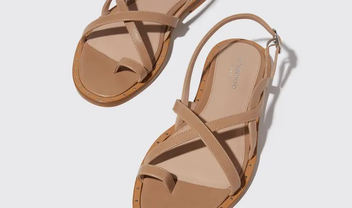 Scarosso Sandals Women Carol Nude Nude 8211 Calf