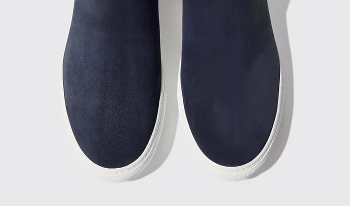 Scarosso Sneakers Men Tommaso Blu Scamosciato Blue 8211 Suede