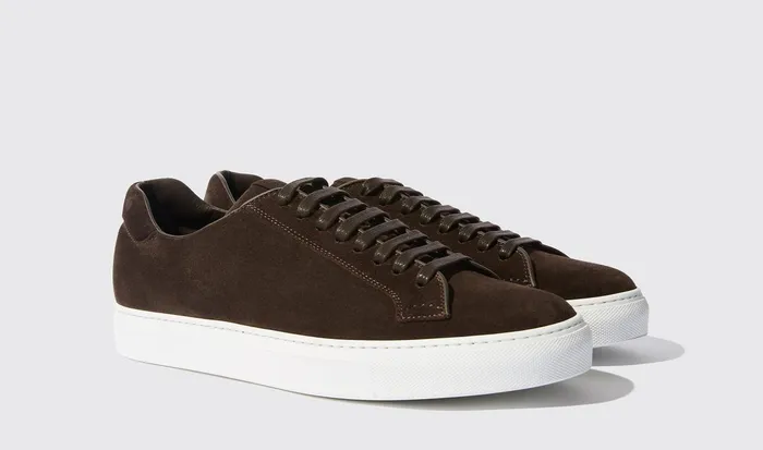 Scarosso Sneakers Men Ugo Moro Scamosciato Dark Brown 8211 Suede