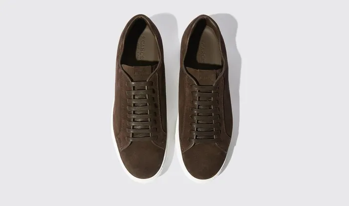 Scarosso Sneakers Men Ugo Moro Scamosciato Dark Brown 8211 Suede