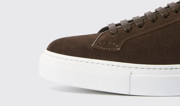 Scarosso Sneakers Men Ugo Moro Scamosciato Dark Brown 8211 Suede
