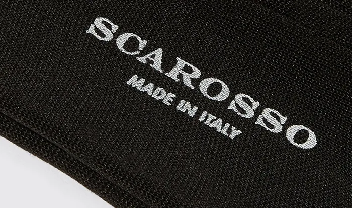 Scarosso Socks Men Dark Brown Wool Calf Socks Brown 8211 Wool