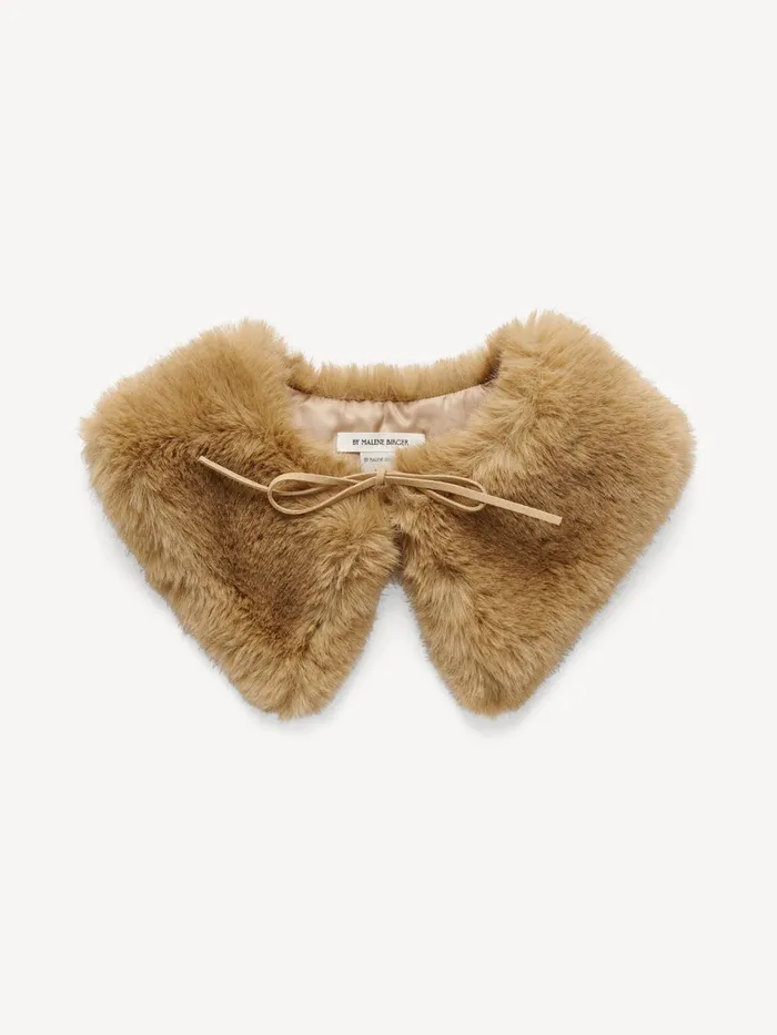 Scarves Women By Malene Birger Cowie Faux Fur Collar Tannin