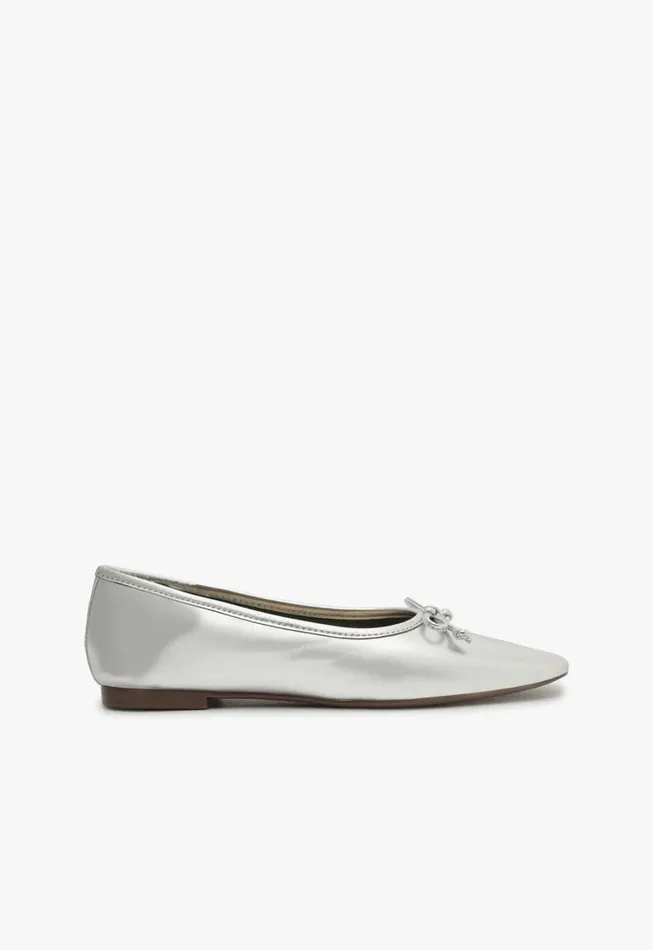 Schutz Shoes Ballerinas Women Arissa Silver