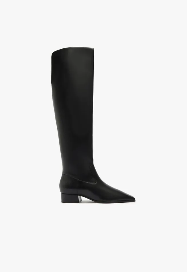 Schutz Shoes Boots Women Helena Over The Knee Boot Black
