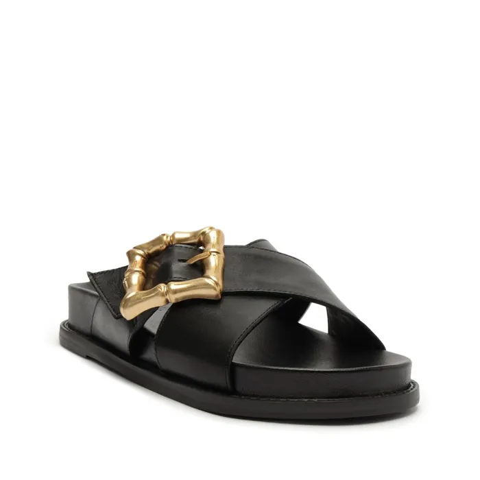 Schutz Shoes Enola Women Enola Crossed Sporty Sandal Black