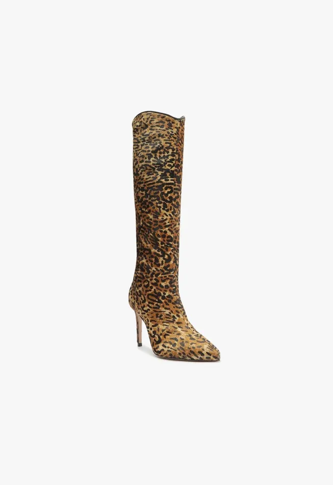 Schutz Shoes Maryana Boots Women Maryana Wild Leather Boot Animal Print