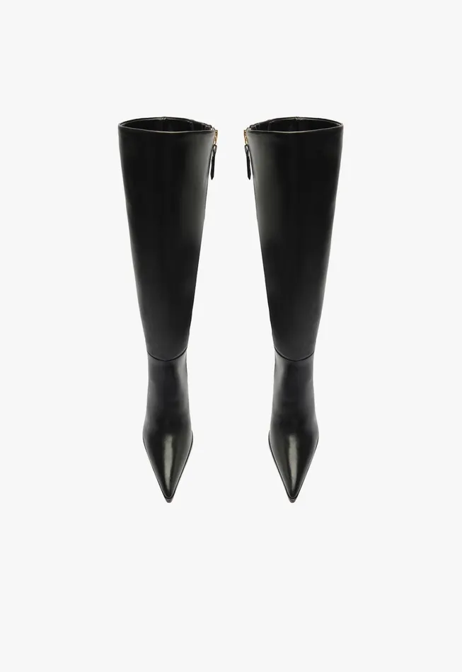 Schutz Shoes Mikki Boots Women Mikki Up Block Boot Black