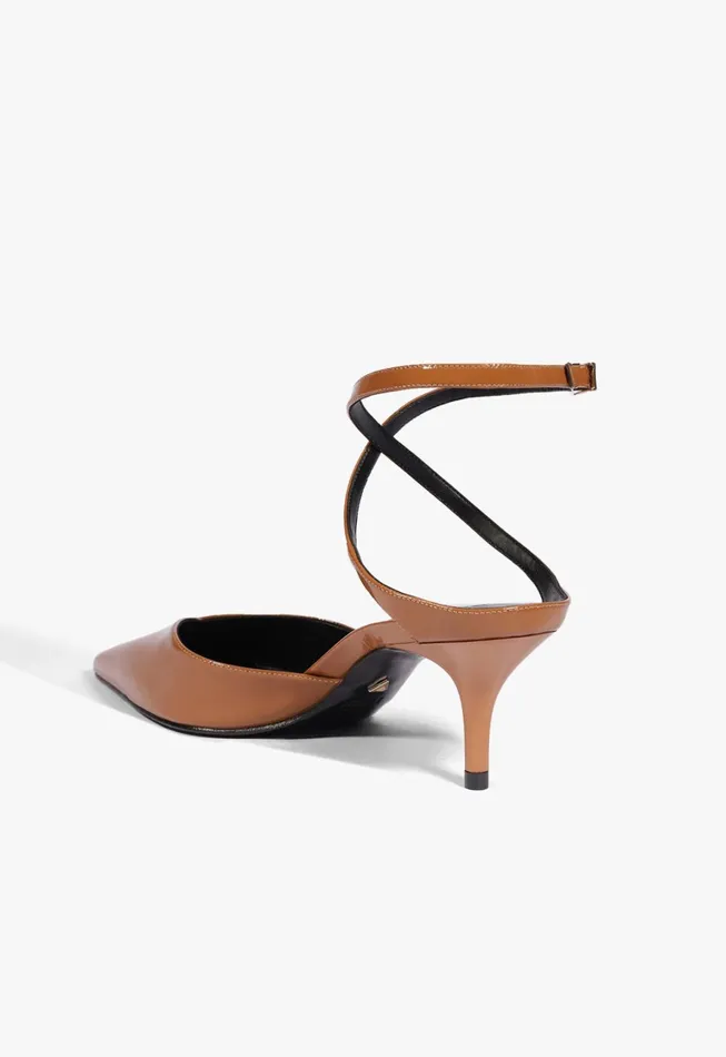 Schutz Shoes Women Elise Patent Leather Pump Honey Peach