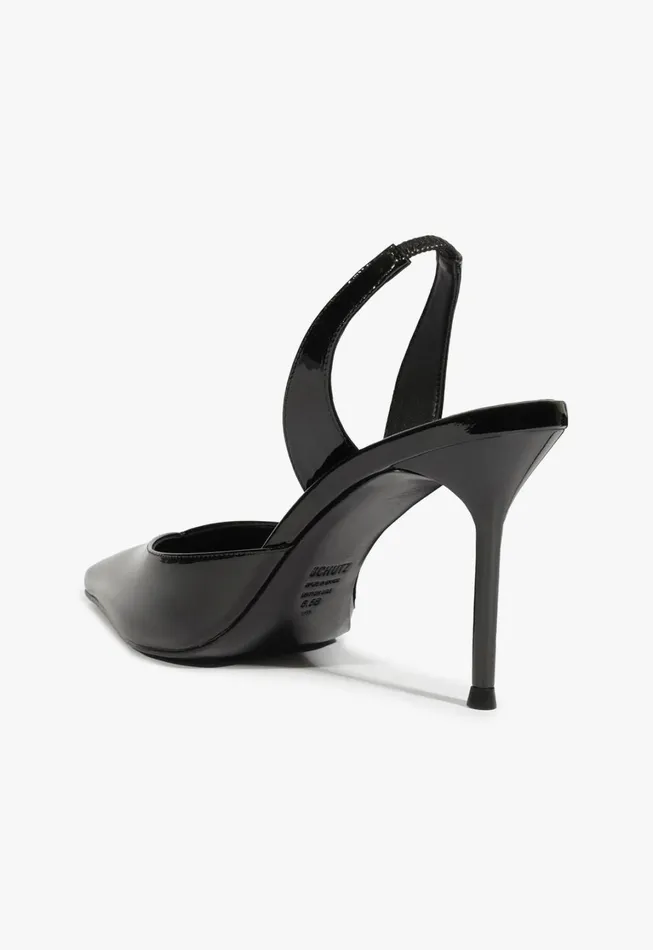 Schutz Shoes Women Lexi Sling Patent Leather Pump Black