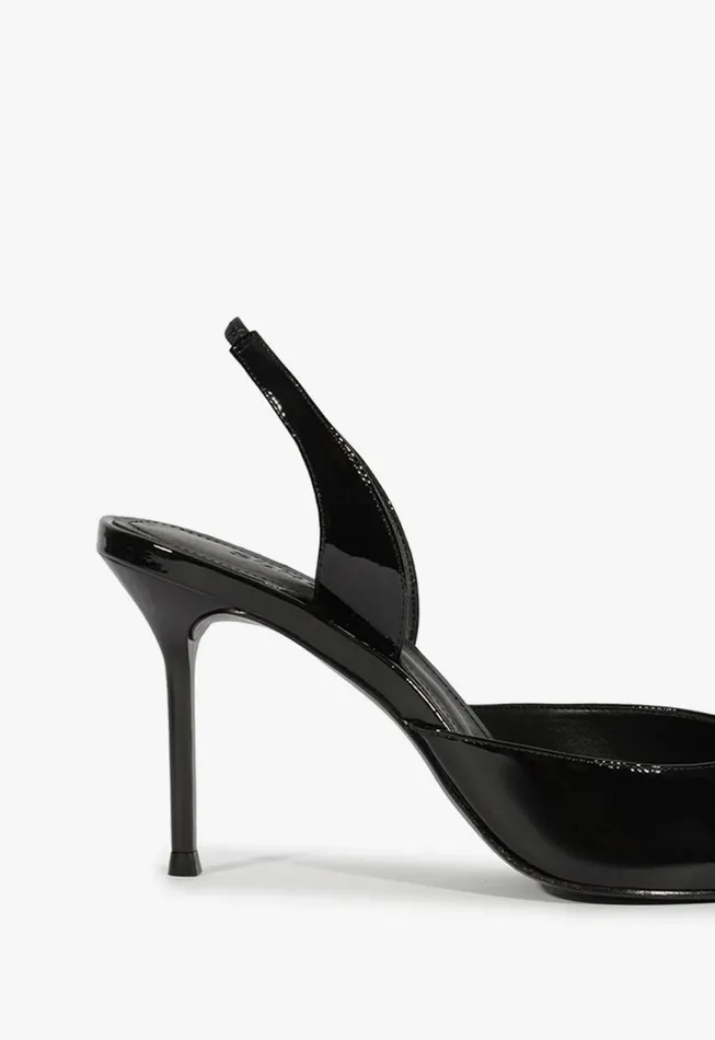 Schutz Shoes Women Lexi Sling Patent Leather Pump Black