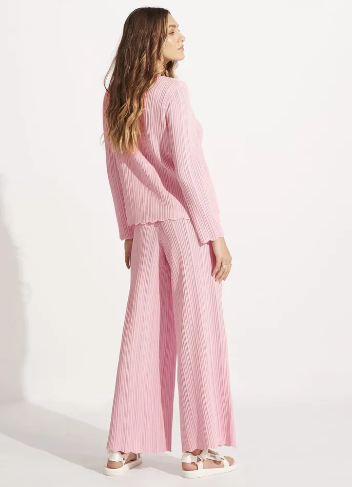 Seafolly Crochet Knit Pant 8211 Parfait Pink Women Pants and Shorts