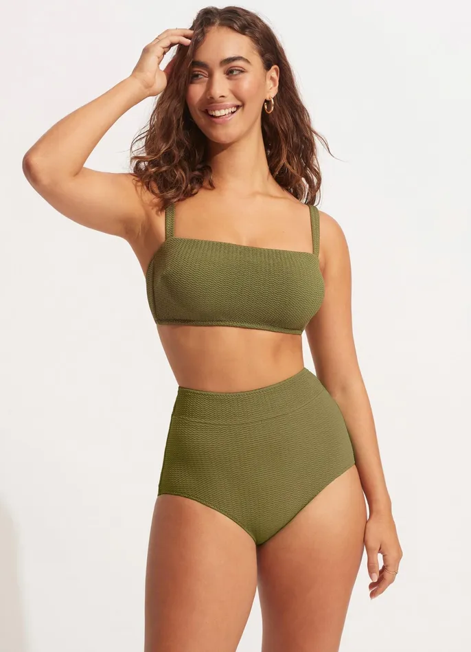Seafolly Sea Dive DD Tank Bra 8211 Khaki Women Bandeau