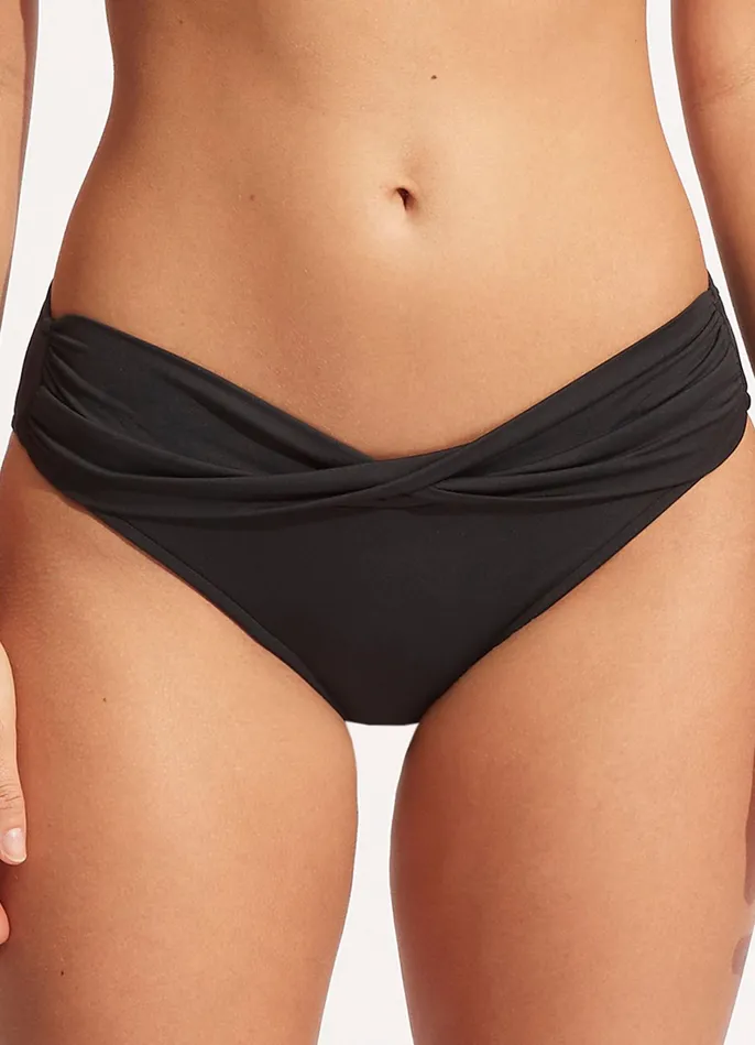 Seafolly Seafolly Collective Twist Band Hipster 8211 Black Women Hipster