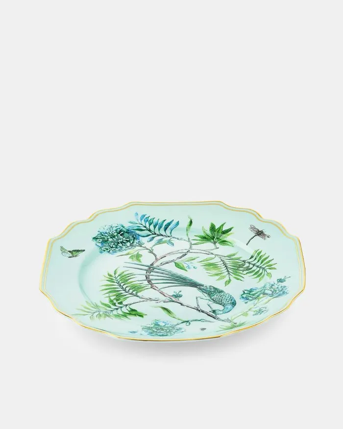 Secret Garden Dinner Plate Green Women Aquazzura Dinnerware