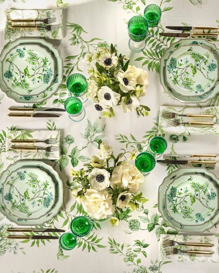 Secret Garden Dinner Plate Green Women Aquazzura Dinnerware Secret Garden Dinner Plate Green Women Aquazzura Dinnerware