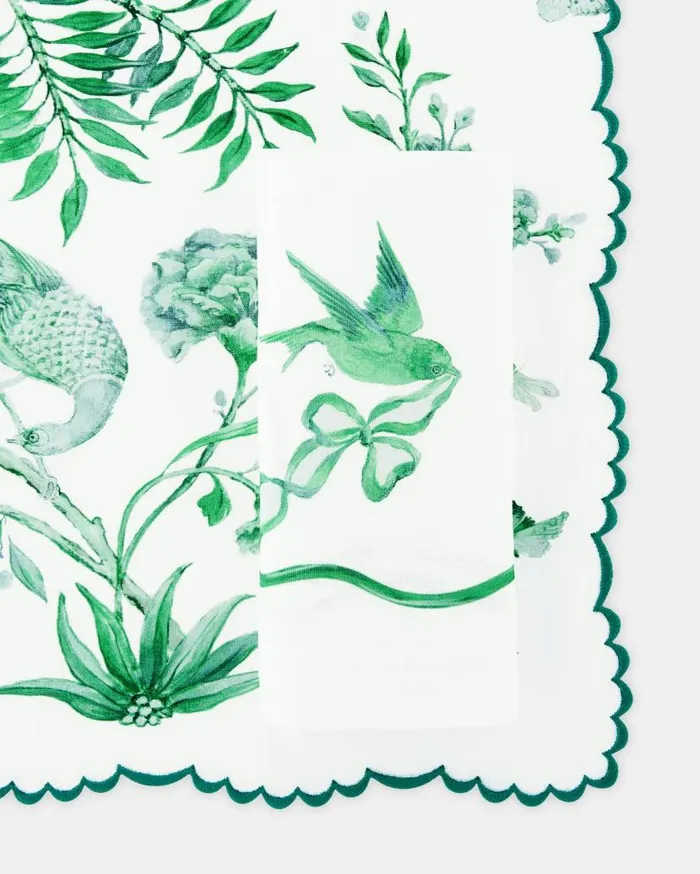 Secret Garden Napkin Green Women Aquazzura Table Linens Secret Garden Napkin Green Women Aquazzura Table Linens
