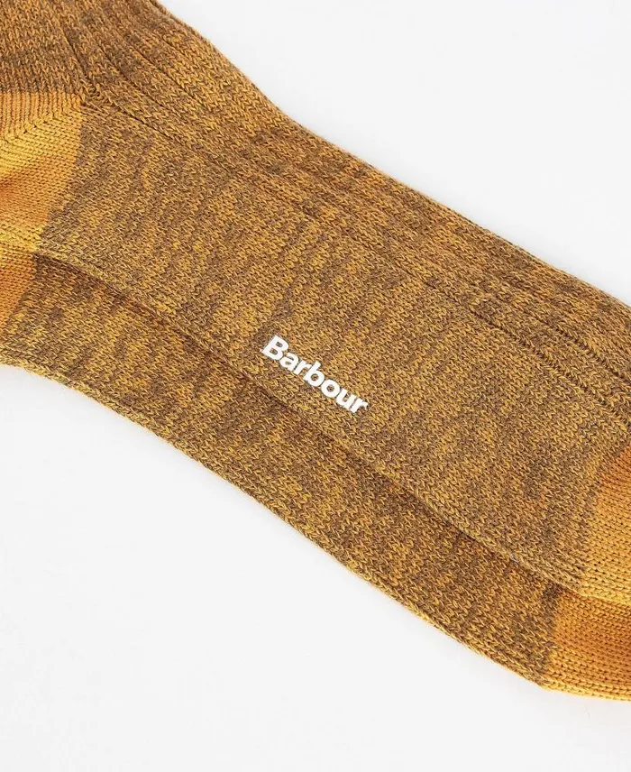 Shandwick Socks Olivehoney Gold Men Barbour Socks