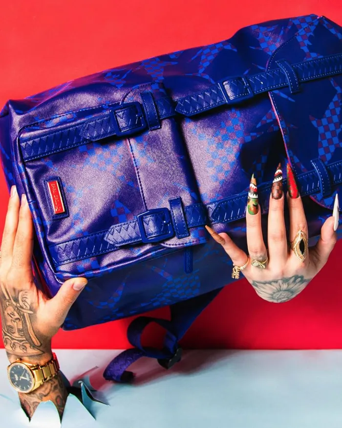 SHARK CHECK BLUE HILLS BACKPACK Bags SPRAYGROUND