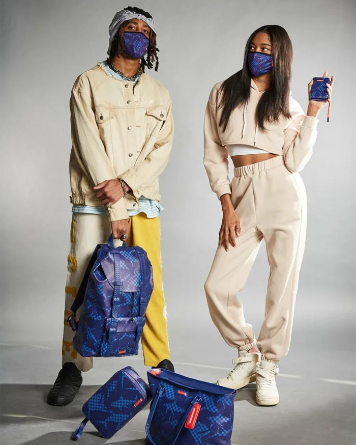 SHARK CHECK BLUE HILLS BACKPACK Bags SPRAYGROUND