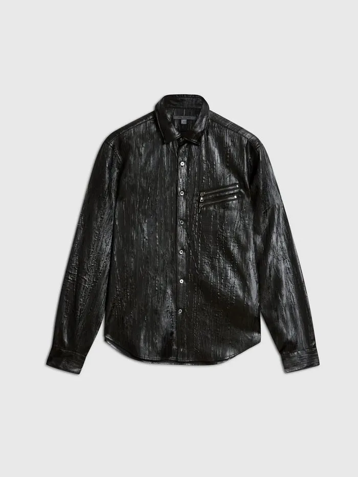 Shirts Men John Varvatos LODI SHIRT Black