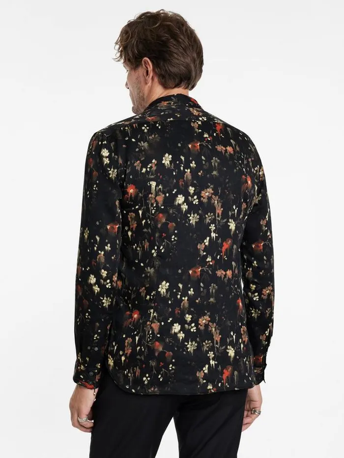 Shirts Men John Varvatos ROSS SHIRT Chocolate