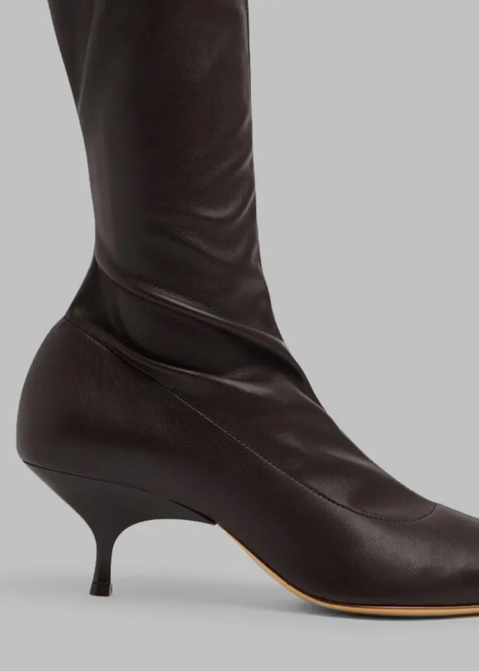 Shoes Women The Frankie Shop Gia Borghini Hera Boots 8211 Ebony