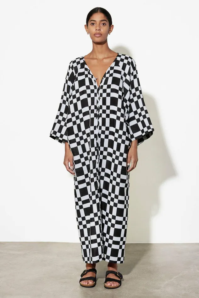 Shop Coverups Mara Hoffman Phoebe Dress White And Black Shop Coverups Mara Hoffman Phoebe Dress White And Black