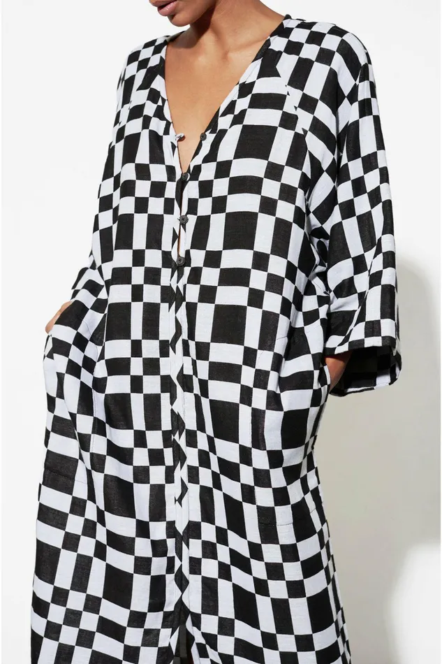 Shop Coverups Mara Hoffman Phoebe Dress White And Black Shop Coverups Mara Hoffman Phoebe Dress White And Black