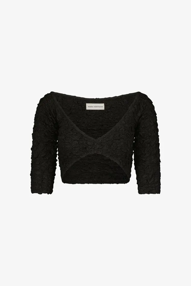 Shop Extended Sizes Mara Hoffman Extended Aja Top Black